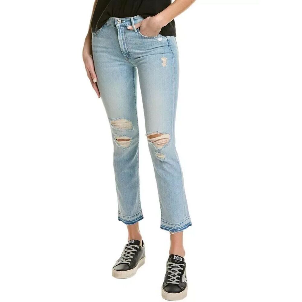 MOTHER The Rascal Ankle Undone Hem Vacation Temptation High Rise Sz 23 $288